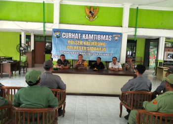 Sahabat Curhat Polsek Krembung untuk Pilkada Damai