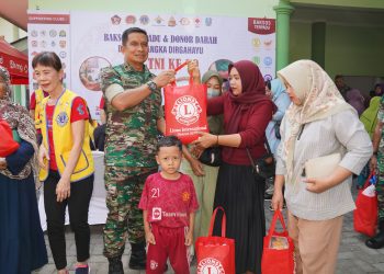 Korem 084/Bhaskara Jaya Gelar Bakti Sosial Meriah HUT Ke-79 TNI
