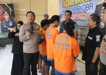 Satresnarkoba Polresta Sidoarjo Ungkap Sabu 1,5 Kg dan Ekstasi 240 Butir Melalui Microtube