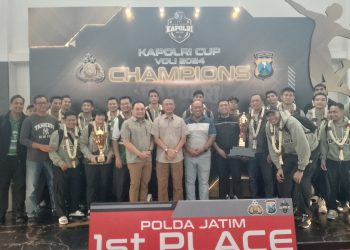 Tim Voli Jatim Juara Piala Kapolri 2024, Kado Istimewa HUT Provinsi Jatim ke-79
