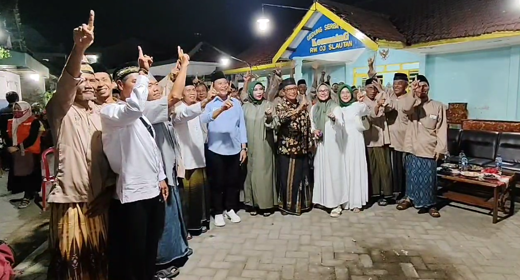 500 Warga Slautan Kompak Terjun Menangkan Calon Bupati Subandi – Mimik Idayana