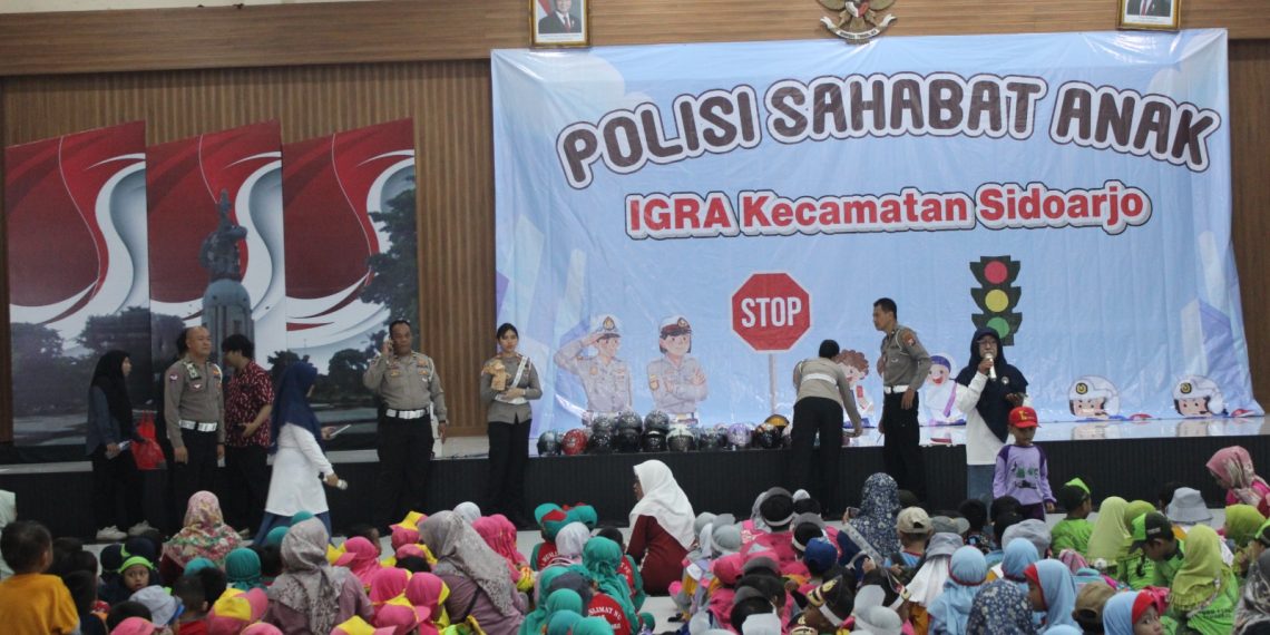 Polsanak Polresta Sidoarjo Tanamkan Budaya Tertib Lalu Lintas Sejak Dini