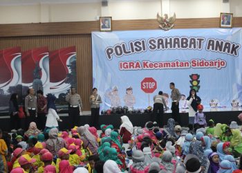 Polsanak Polresta Sidoarjo Tanamkan Budaya Tertib Lalu Lintas Sejak Dini