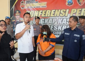 Polisi Ringkus Mucikari di Sidoarjo Jual Perempuan Via Medsos