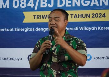 Penrem 084/BJ Jalin Sinergitas dengan Media