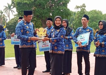 Dengan Motto Bersama Kita Bisa, Dinkes Sidoarjo Sabet Juara Umum HUT Korpri ke-53