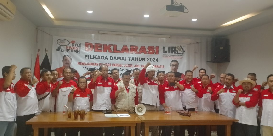 Deklarasi Pilkada Damai, LIRA Jatim Nyatakan Sikap Netral