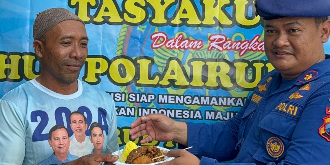 Satpolairud Polresta Sidoarjo Peringati HUT Ke-74 bersama Nelayan