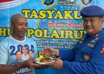 Satpolairud Polresta Sidoarjo Peringati HUT Ke-74 bersama Nelayan