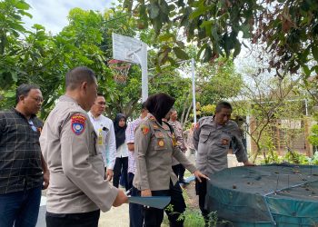 Polsek Sedati Siap Pekarangan Pangan Bergizi di Desa Buncitan