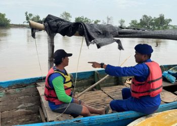 Cuaca Ekstrem Polisi Jaga Keamanan Libur Nataru di Wisata Perairan Sidoarjo