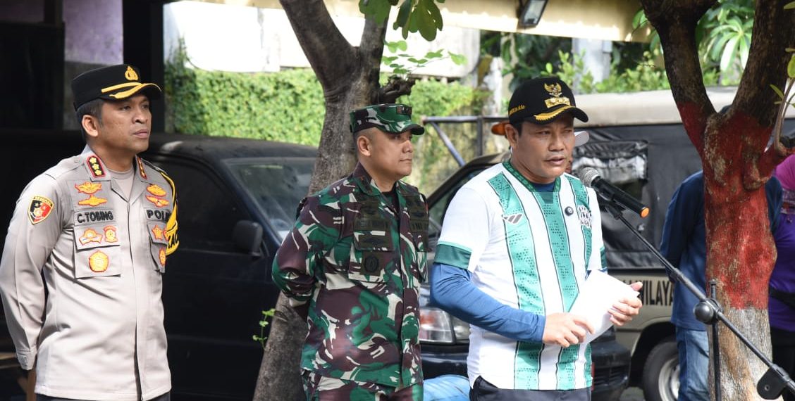 Apel Gabungan Siaga Banjir dan Kerja Bakti di wilayah Waru, Sinergi Pemda Sidoarjo, TNI-Polri dan Masyarakat Antisipasi Potensi Bencana
