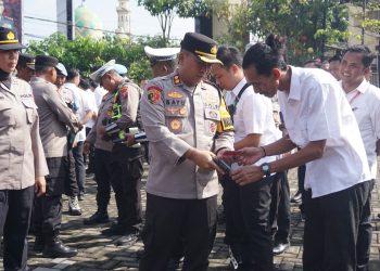 Jelang Pengamanan Tahun Baru, Wakapolresta Sidoarjo Cek Kedisiplinan Anggota