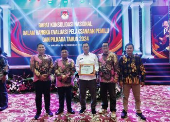 KPU Sidoarjo Raih Penghargaan Terbaik III Kategori Perencanaan dan Kinerja Anggaran 2024