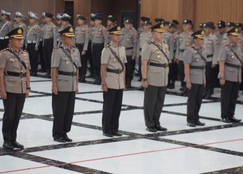 Rotasi Lima Kapolsek di Lingkup Polresta Sidoarjo