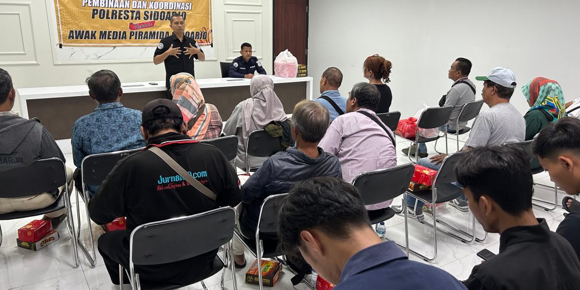 Si Humas Polresta Sidoarjo Apresiasi Solidnya Sinergitas dengan Media