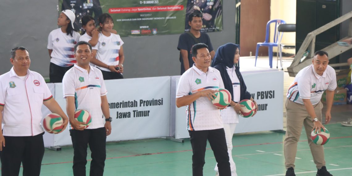Forkopimda Sidoarjo Buka Kejurprov Jatim Bola Voli U-15