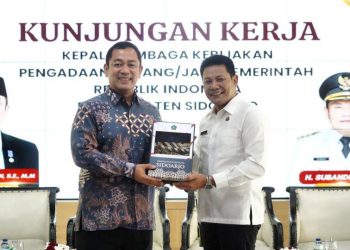 Plt Bupati Subandi Terima Kunjungan Kepala LKPP Barang/Jasa Pemerintah di Kabupaten Sidoarjo