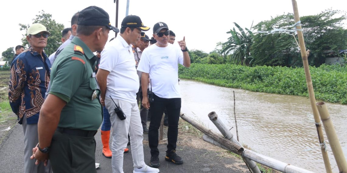 Plt Bupati Subandi Minta Segera Tangani Tanah Amblas di Desa Prambon
