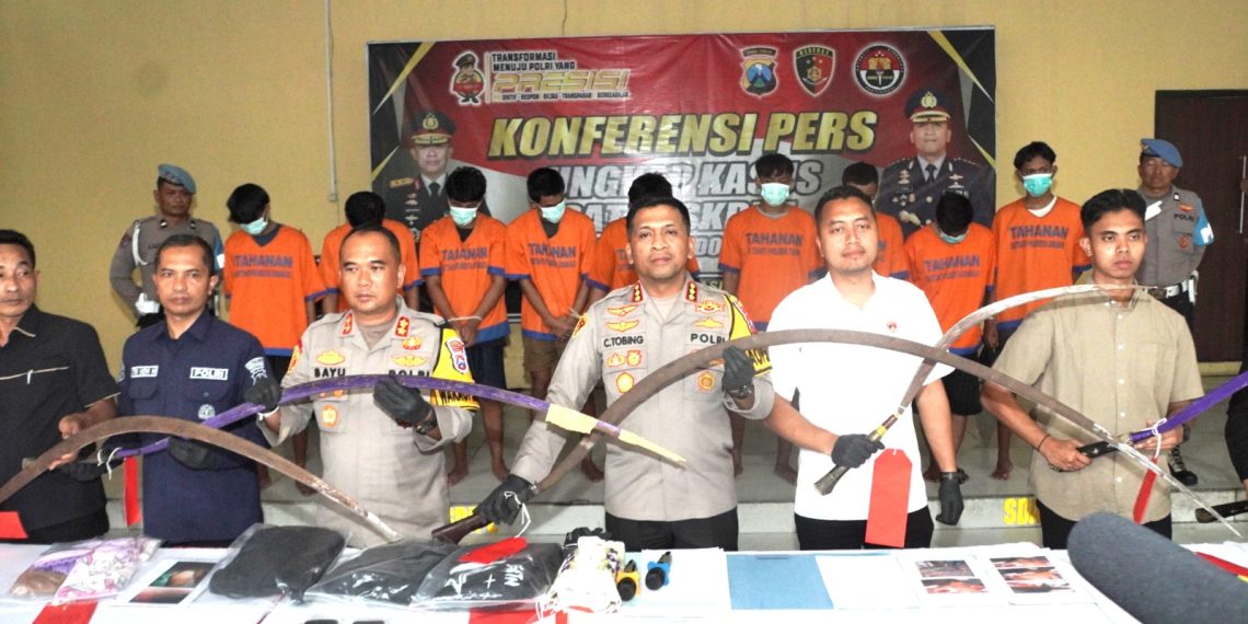 Main Keroyok, Geng Motor Bersajam Diamankan Polisi