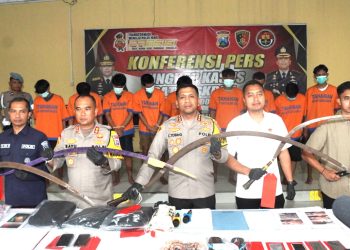 Main Keroyok, Geng Motor Bersajam Diamankan Polisi
