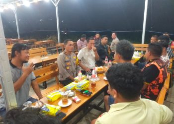 Jaga Kerukunan, Kapolsek Krian Silaturahmi dengan Forum Pemuda Lintas Iman