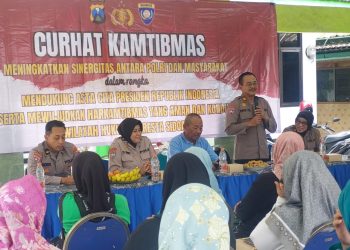 Peduli Kamtibmas, Sat Binmas Polresta Sidoarjo Gelar Jumat Curhat bersama Warga