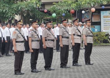 Kasat Lantas, Kasat Tahti dan Dua Kapolsek di Polresta Sidoarjo Berganti