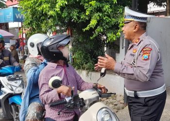 Unit Lantas Polsek Taman Himbau Pengendara Tertib Lalin dalam Operasi Keselamatan Semeru 2025