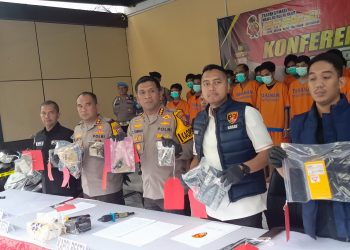 Polresta Sidoarjo Ungkap Kasus Curanmor, Tangkap 19 Pelaku, 13 Motor Diamankan
