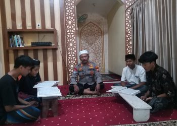 Kanit Binmas Polsek Taman Gelar Tadarus Al-Qur’an Bersama Remaja
