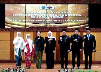 Dr Hj Sriatun Subandi Dilantik Sebagai Ketua Dekranasda Sidoarjo