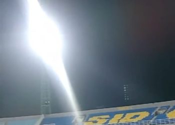 Sistem Operasi Dikembalikan Garapan PT SKS, Lampu FOP GOR Delta Sidoarjo Nyala Normal