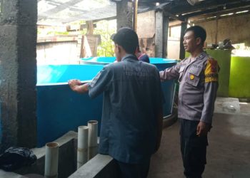 Kapolsek Taman Pertajam Peran Bhabinkamtibmas dalam Ketahanan Pangan Bergizi di Desa