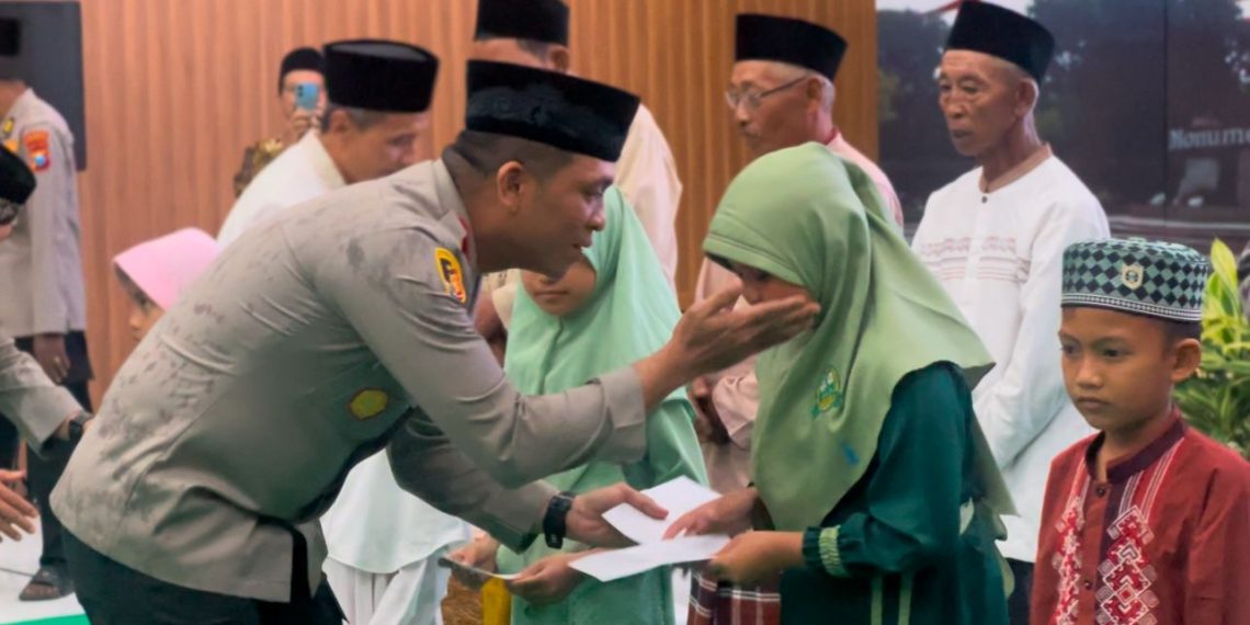 Peringati Nuzulul Quran, Polresta Sidoarjo Buka Puasa Bersama Anak Yatim dan Duafa