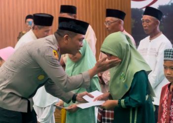 Peringati Nuzulul Quran, Polresta Sidoarjo Buka Puasa Bersama Anak Yatim dan Duafa