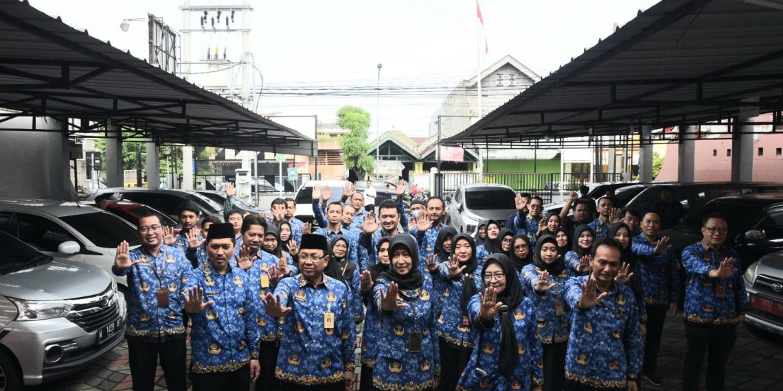 Pejabat dan Pegawai Dinas Kominfo Sidoarjo Perkuat Komitmen Pencegahan dan Pemberantasan KKN