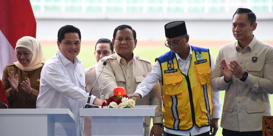 Presiden Prabowo Resmikan Renovasi Stadion Gelora Delta Sidoarjo