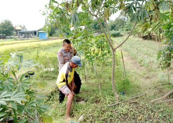 Warga Kedungsukodani Peduli Ketahanan Pangan Polresta Sidoarjo