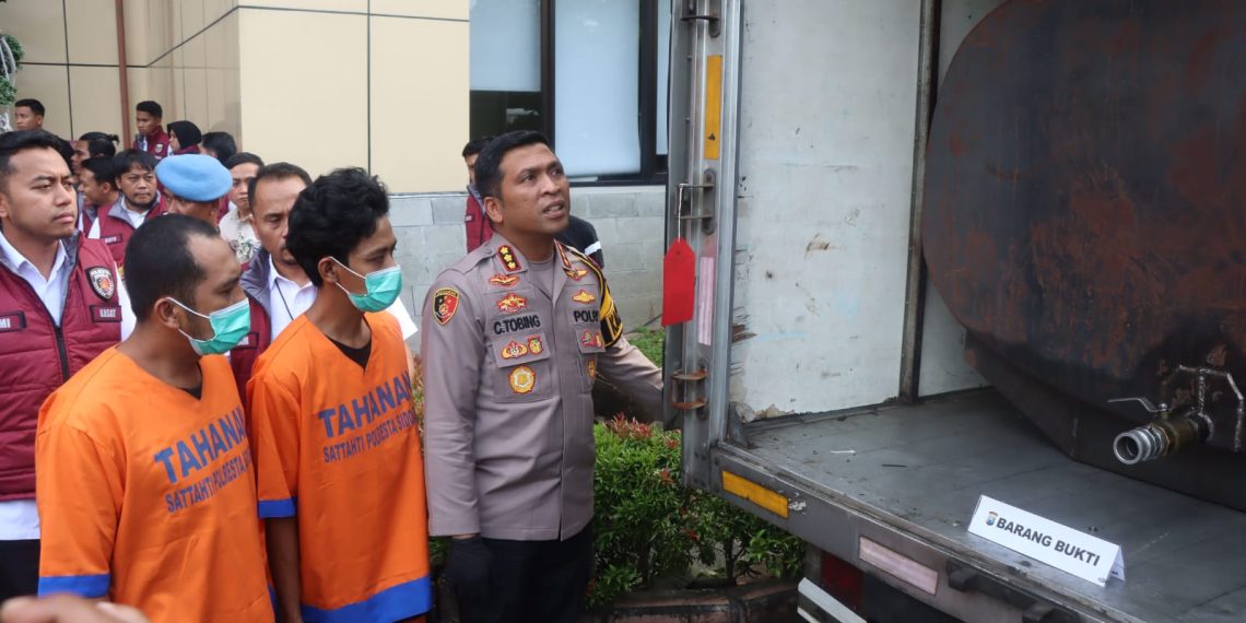 Polresta Sidoarjo Bongkar Penyalahgunaan BBM Bersubsidi