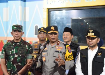 Pastikan Aman dan Lancar Arus Mudik, Forkopimda Sidoarjo Tinjau Poskotis Pam Idul Fitri 1446 H