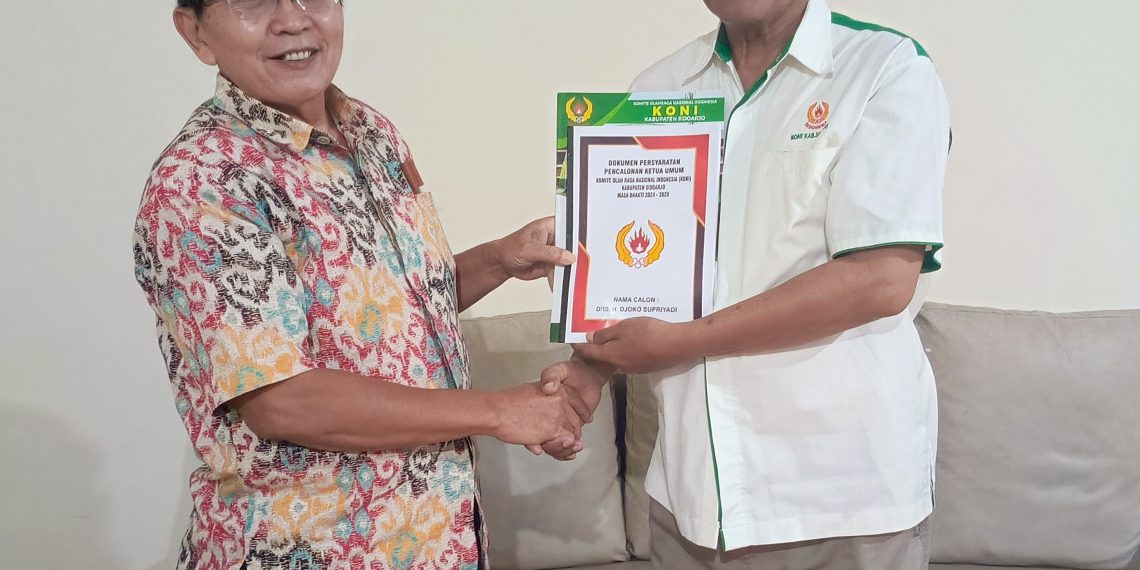 Djoko Supriyadi dan Imam Mukri Bertarung Rebutkan Ketua KONI Sidoarjo