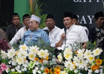 Bupati Subandi Hadiri Haul Mbah Sayyid Hasan Madina di Desa Bohar Sosialisasikan Program Pemkab Sidoarjo