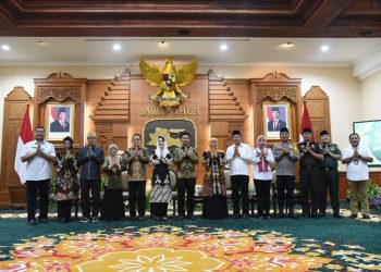 Bupati dan Wakil Bupati Sidoarjo Ikuti Halal bi Halal Dengan Gubernur dan Wakil Gubernur Jatim