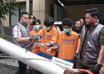 Curi Pipa Stainless di Tjiwi Kimia, Empat Tersangka Diamankan Polisi