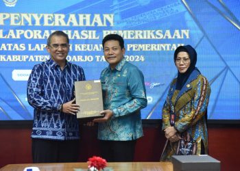 Kabupaten Sidoarjo Kembali Terima Opini WTP Kedua belas Kali Berturut-turut