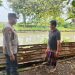 Bhabinkamtibmas Pademonegoro Polsek Sukodono bersama Warga Tinjau Kolam untuk Budidaya Ikan