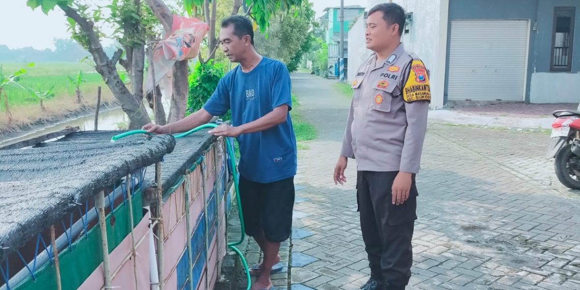 Polsek Sukodono Dukung Program Budidaya Lele di Masangankulon