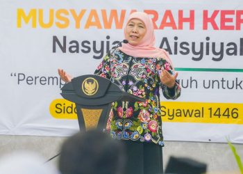 Hadiri Muskerwil PW Nasyiatul Aisyiyah Jatim, Gubernur Khofifah Ajak Perempuan Muda Berperan Aktif dalam Pelestarian Lingkungan