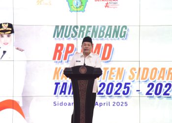 Bupati Sidoarjo Subandi Pimpin Musrenbang RPJMD 2025–2029